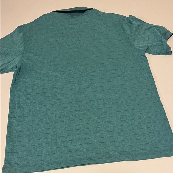 Haggar Men's Aqua Polo Shirt - Picture 8 of 10